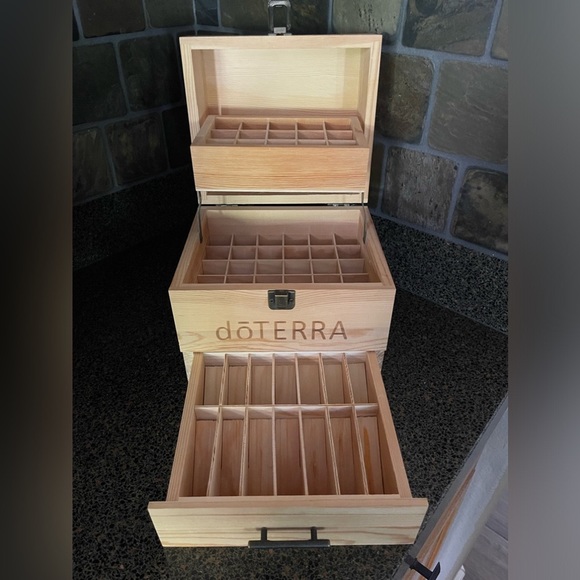 Doterra Storage & Organization Doterra Essential Oil Bamboo Storage